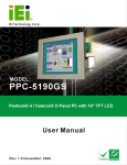 PPC-5190 User Manual