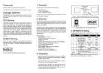 CCT-3102BTFX USER MANUAL