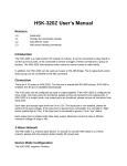HSK-320Z User's Manual