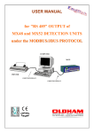 USER MANUAL for "RS 485" OUTPUT of MX48 and MX52