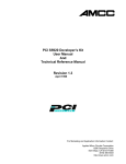 PCI S5920 Developer's Kit User Manual And Technical