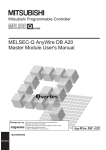 MELSEC-Q AnyWire DB A20 Master Module User's Manual