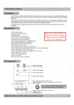 TRP-C39 User's Manual Introductions Specifications Pin