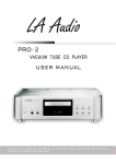 USER MANUAL - LA Audio Electronic