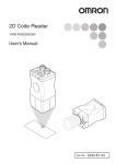 V400-F050/250/350 2D Code Reader User's Manual