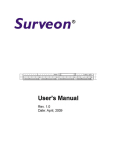 Surveon 2000 User Manual