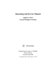 Operating and Service Manual