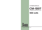 CM-1051T Owners Manual.indd