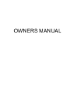 OWNERS MANUAL - Big Aussie Deals