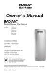 3156 - D - Radiant Electric Owners Manual - v4