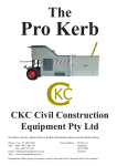 Owners Manual - CKC Civil Construction Equipment