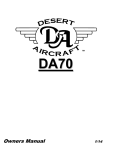 Owners Manual - Desert Aircraft