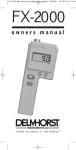FX-2000 Hay Moisture Meter