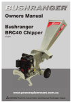 Owners Manual Bushranger BRC40 Chipper