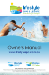 Owners Manual - Lifestyle Spas and Leisure