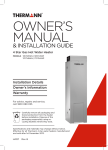 Gas Hot Water Unit Owners Manual | Thermann Hot Water