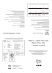 18536 WFA WFA12 & WFAPRO1500 Owners Manual