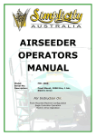 AIRSEEDER OPERATORS MANUAL