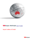 User Guide Import Letters of Credit
