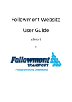 Followmont Website User Guide
