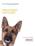 Patient Advisor User Guide