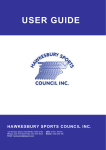 Hawkesbury Sports Council User Guide