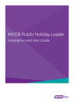 MYOB Public Holiday Loader User Guide