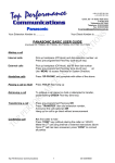 Basic User Guide TDA - Top Performance Communications