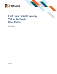 First Data Global Gateway Virtual Terminal® User Guide
