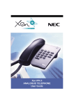 Xen IPK II ANALOGUE TELEPHONE User Guide