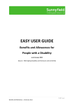 EASY USER GUIDE - Sunnyfield Independence