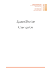 SpaceShuttle User guide