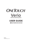 OneTouch&reg; Verio&trade; User Guide Australia English