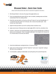 Silcoseal Select : Quick User Guide