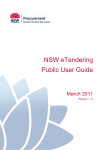 NSW eTendering Public User Guide