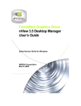 ForceWare Graphics Driver nView 3.5 Desktop Manager User's Guide