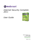 Webroot Spy Sweeper User Guide