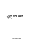 ABBYY ® FineReader Version 11 User's Guide