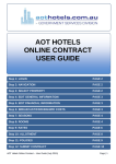 AOT HOTELS ONLINE CONTRACT USER GUIDE