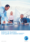 Asteron for business User guide for Asteron EASETM