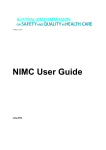 NIMC User Guide - Australian Commission on Safety and Quality in