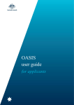 OASIS user guide - Department of Foreign Affairs and Trade