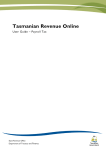 Tasmanian Revenue Online