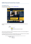 GIHS Parent Portal User Guide