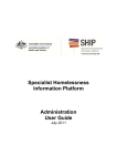 SHIP Administration User Guide - Australian Institute of Health and