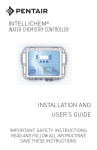 INSTALLATION AND USER'S GUIDE WATER CHEMISTRY