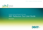 360° Reflection Tool User Guide - Australian Institute for Teaching