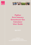 PigGas: Pork Industry Greenhouse Gas Calculator User Guide