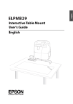 EPSON ELPMB29 User's Guide