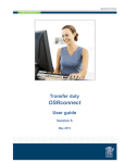Transfer duty OSRconnect user guide—Office of State Revenue, Qld